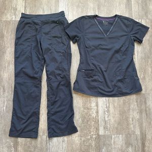 Women’s Scrubs Set Size Medium | Purple Label By Healing Hands - Yoga Pants